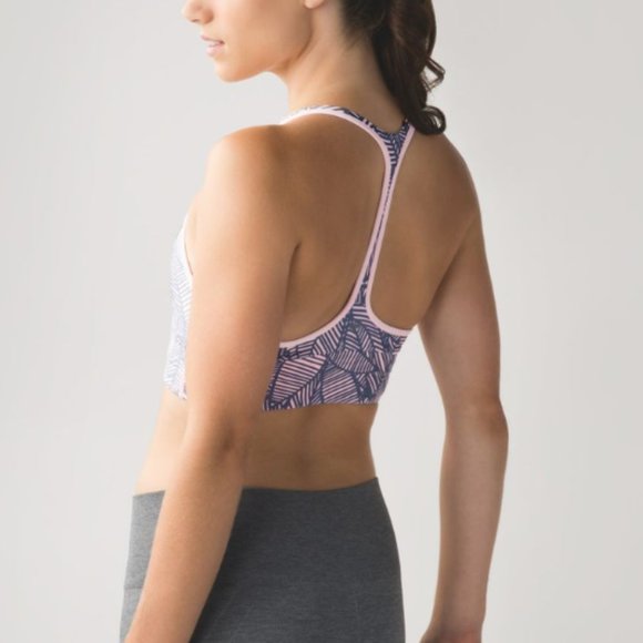 Lululemon Cool To Street Bra Banana Leaf Blush Quartz / Blush Quartz, size 8 - Picture 4 of 7
